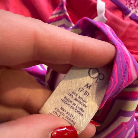 5 Piece SET of Girls Size 7 / 8 & 8 Spring & Summer Dress Swim Top Skirt Shorts - Picture 12 of 13